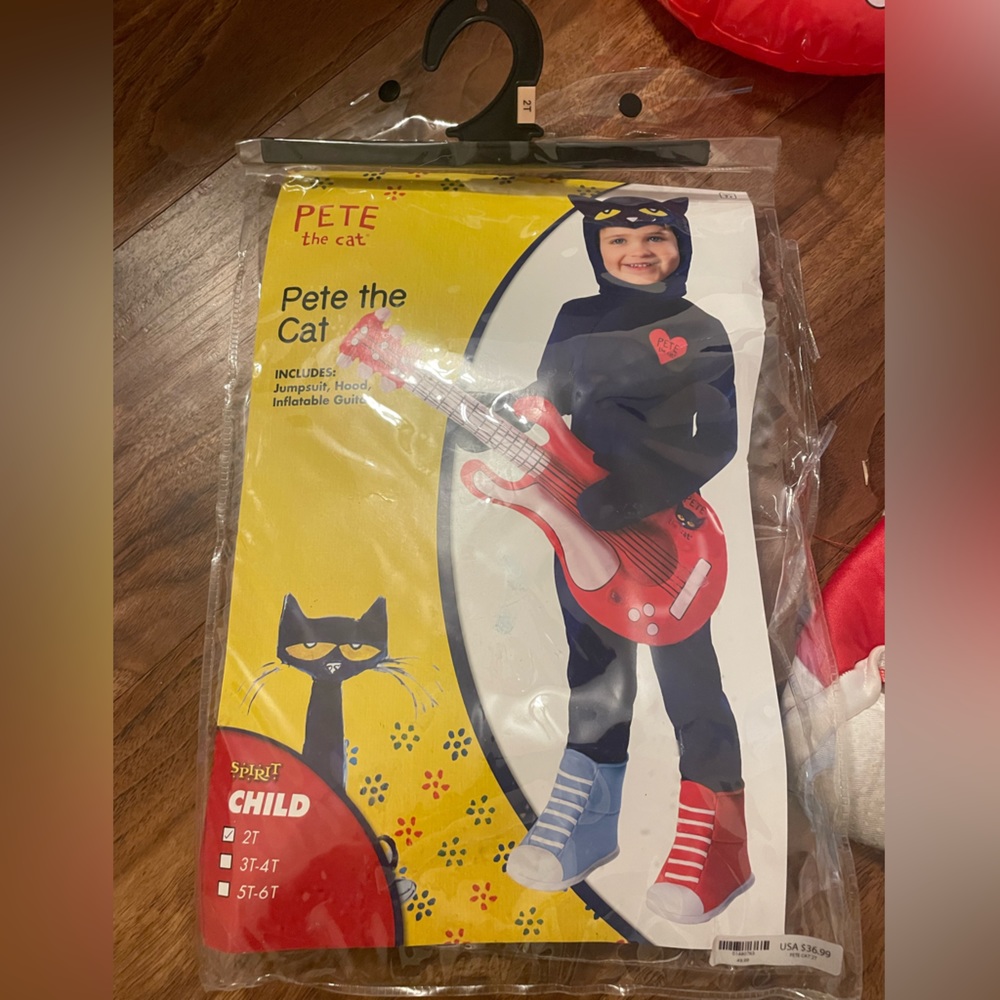 Pete the cat costume